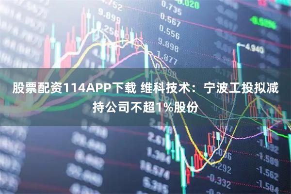 股票配资114APP下载 维科技术：宁波工投拟减持公司不超1%股份